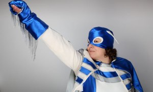 Jessica Thom dressed as Touretteshero